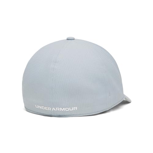 Under Armour Isochill ArmourVent Fitted Baseball Cap - color: (466) Harbor Blue / / White, size: Large-X-Large