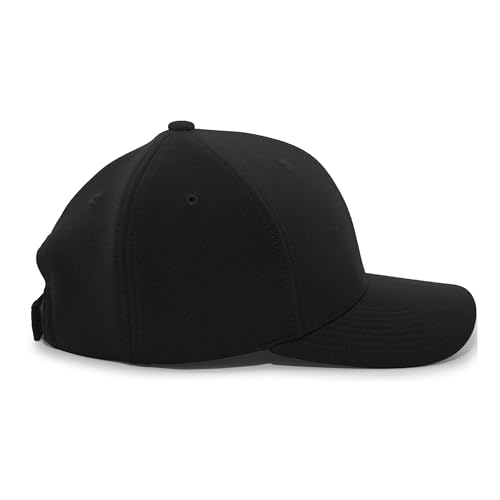 Pacific Headwear Unisex-Adult Pacific Headwear M2 Performance Hook-and-Loop Adjustable Cap - color: Black