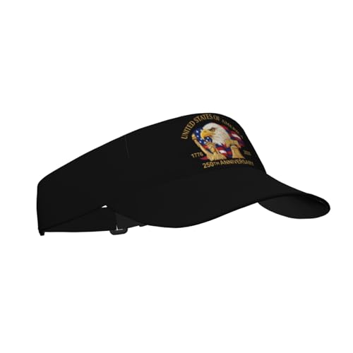 United States 250th Anniversary Hat America Patriotic Visor Caps for Women Men Adjustable Sun Hat - color: Usa 250th Anniversary 12