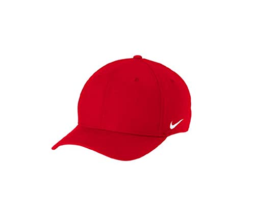 Nike Dri-FIT Swoosh Flex Cap - color: Red, size: Large-X-Large