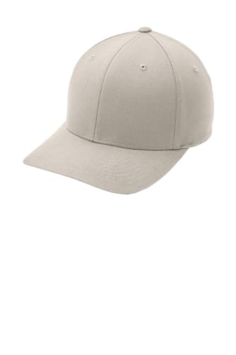 Port Authority Flexfit Cotton Twill Cap - color: Stone, size: Large-X-Large