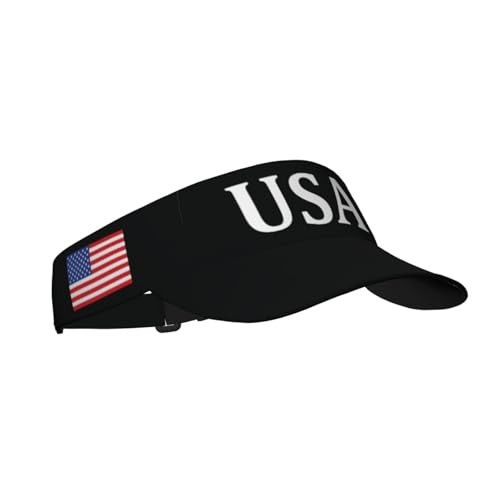 United States 250th Anniversary Hat America Patriotic Visor Caps for Women Men Adjustable Sun Hat - color: Usa Flag 1