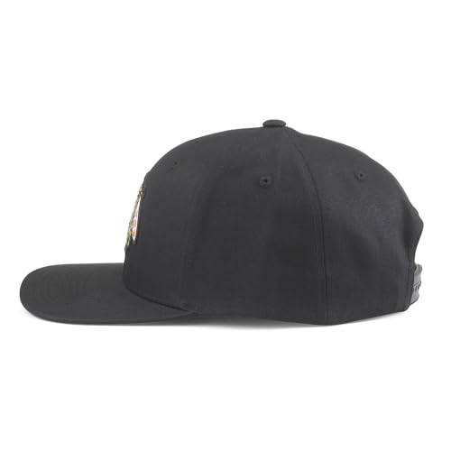 AMERICAN NEEDLE Officially Licensed NHL National Hockey League Archive 400 Adjustable Snapback Baseball Hat - color: Black (Chicago Blackhawks)