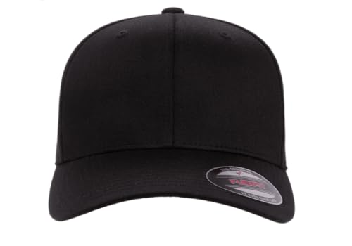 GNB CUSTOM EMBROIDERY LLC Plain 6277 Flex Baseball Men's Athletic Baseball Flex-Baseball Cap. Flex Baseball Baseball Hat. - color: Black, size: Large-X-Large