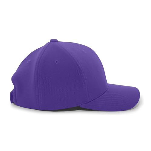 Pacific Headwear Unisex-Adult Pacific Headwear M2 Performance Hook-and-Loop Adjustable Cap - color: Purple