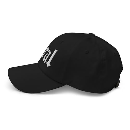 NX Feral Embroidered Curved Bill Cap Relaxed Fit Low Crown Adjustable Dad Hat - color: Black