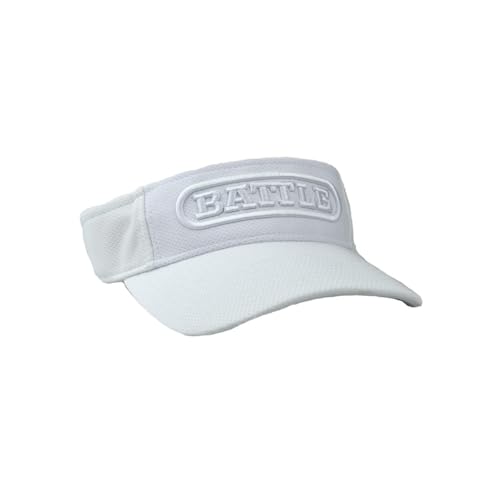 Battle Sports Premium Football Field Visor - color: White/White