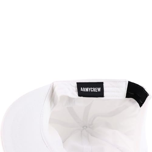 Armycrew Kids 100% Cotton Newsboy Hat with Elastic Adjustable Closure - color: White