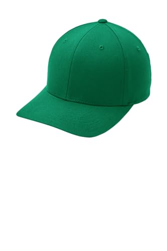 Port Authority Flexfit Cotton Twill Cap - color: Kelly Green, size: Small
