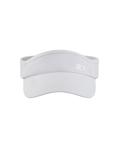 2XU Unisex Run Visor - color: White
