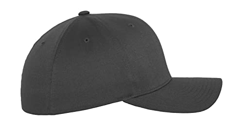 Flexfit Men's Athletic Baseball Fitted Cap - color: Gray, size: Small-Medium