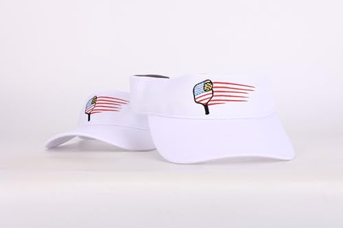 Avino Pickleball Gifts - Men's & Women's Pickleball Hats - color: White Visor