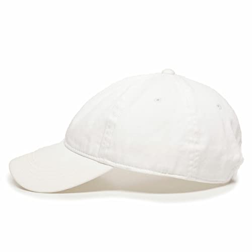 DSGN By DNA Goose Embroidered Baseball Cap Cotton Adjustable Dad Hat - color: White