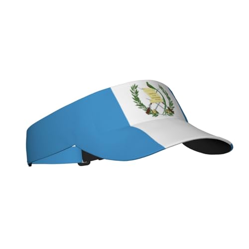 Cute Flag Visors Sun Protection Hats for Men Women Fashion Outdoor Sun Visor Hats Adjustable Summer Hat - color: Guatemalan Flag