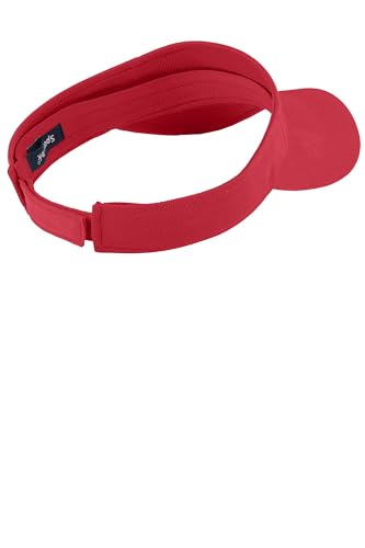 SPORT-TEK Unisex PosiCharge RacerMesh Visor - color: True Red
