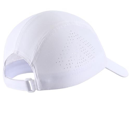 Home Prefer Mens Womens UPF50+ Quick Dry Sun Hat Lite UV Protection Hat Baseball Caps Golf Cycling Fishing Sports Running Hat - color: White