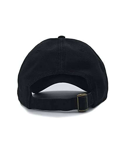 Riot Society Mens Embroidered Adjustable Dad Hat - color: Skull Rose (Black)