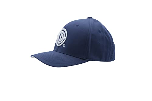 GOD CREATED 3D Logo Flexfit Cap - color: Navy, size: Large-X-Large