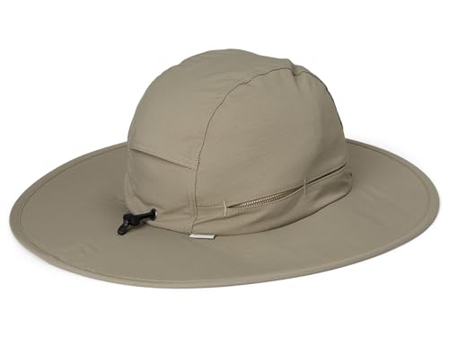 Sunbriolet Sun Hat, Solid Khaki, XL