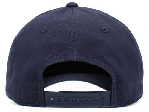 KBETHOS Pro Style 5 Panel Rope Baseball Cap with Adjustable Snapback - color: Navy 5 Panel Baseball