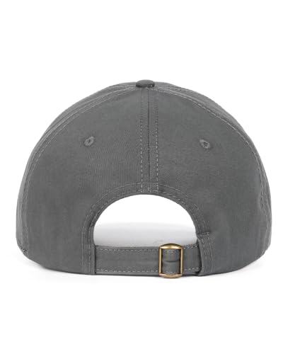 Zylioo XL XXL Baseball Cap for Big Heads, Adjustable Dad Hat for Men Women - color: Common Brim(2.75")-gray, size: Large