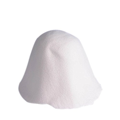 Wool Felt Cone Cloche Hood Millinery Hats Fascinators Block Base Body B107 - color: #2 Ivory
