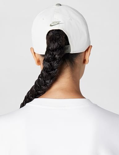 Nike Unisex Adult Club Unstructured Just Do It Cap Hat | Mens and Womens - color: Sail/Light Army/Light Army, size: Medium-Large