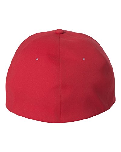 Flexfit Men's One Size Delta Seamless Cap, Maroon, Large-X-Large - color: Red, size: Small-Medium