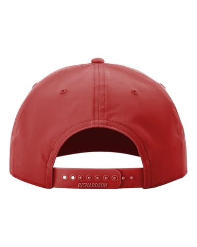 Richardson - Five Panel Classic Rope Cap (US, Alpha, One Size, Red/White)