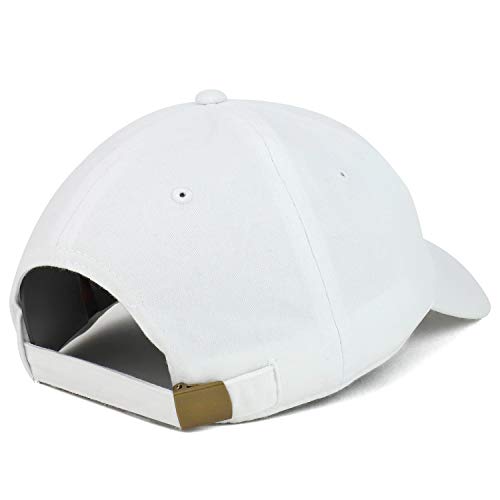 Armycrew Watermelon Embroidered Patch Unstructured Cotton Washed Baseball Cap - color: White