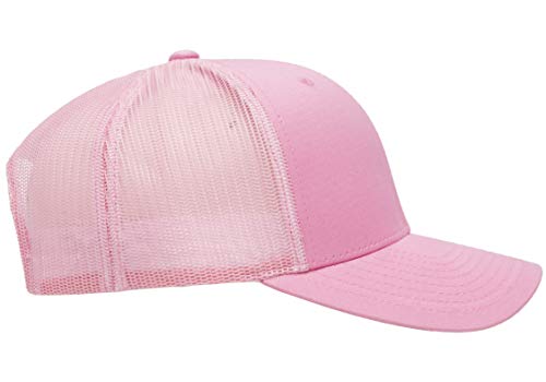 Yupoong Yp Classics Retro Trucker Cap - color: Pink, size: One Size, style: Single