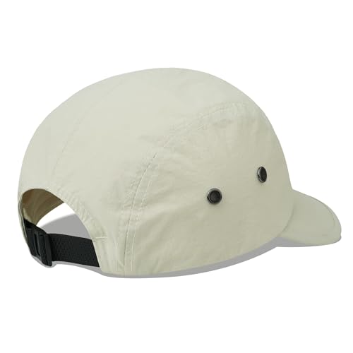 Clakllie Quick Dry Short Brim Cap for Men Lightweight 6 Panel Baseball Cap Golf Dad Hats Women's Running Trucker Hat - color: Bssd2547-beige