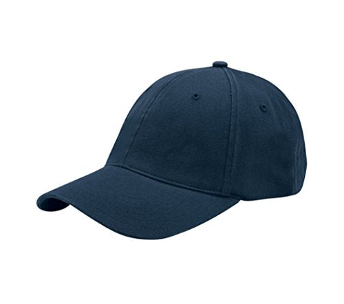 G Men's Soft Structured Low Profile Light Brushed Twill Fitted Flex Cap - color: Navy Blue