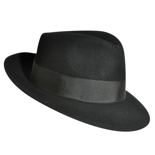 Bailey of Hollywood Men's Fedora Hat - color: Black, size: Small