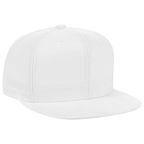 Mitchell & Ness Blank Classic Snapback Cap - color: White