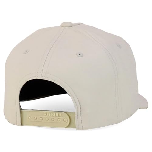 Trendy Apparel Shop PU Leather 5 Panel Structured High Profile Snapback Cap - color: Cream