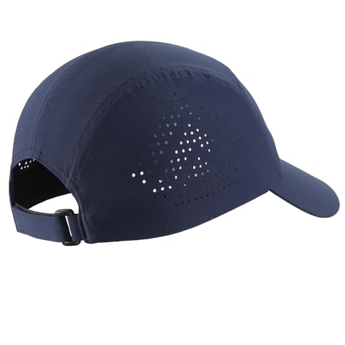 Home Prefer Mens Womens UPF50+ Quick Dry Sun Hat Lite UV Protection Hat Baseball Caps Golf Cycling Fishing Sports Running Hat - color: Navy Blue