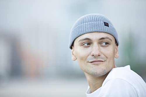 Fisherman Beanie Hats for Men Women,Knit Trawler Skull Cap,Watch Cap,Spring Fall Winter Warm Short Hats - color: (Cotton)-ultimate Gray-m