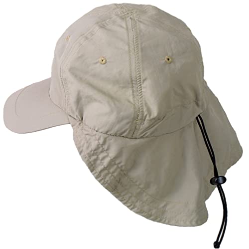 DORFMAN PACIFIC Khaki Flap Cap