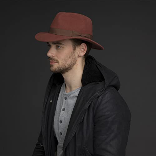Bailey of Hollywood Curtis Litefelt Fedora - color: Antique, size: X-Large