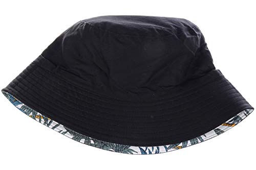 BYOS Unisex Trendy Reversible Lightweight Printed Bucket Hat Packable Outdoor - color: White Sand Palm Tree