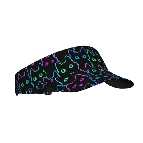 Visors for Women Men, Adjustable Sports Sun Visor Hats Outdoor Tennis Golf Running - color: V-006#