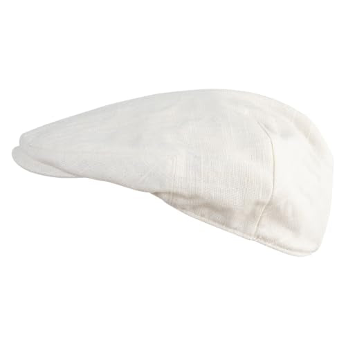 e4Hats.com Men's Linen Summer Ivy Cap - color: Beige, size: Medium-Large