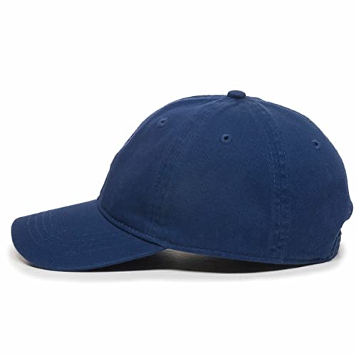 DSGN By DNA Goose Embroidered Baseball Cap Cotton Adjustable Dad Hat - color: Royal Blue