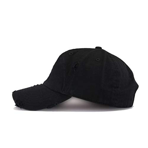 Green Alien Vintage Baseball Cap Embroidered Cotton Adjustable Distressed Dad Hat - color: Black