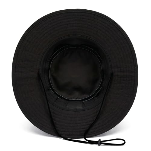 Soul of Adventure Bucket Hat | UV 50+ for Adults | Sun Protection with Adjustable Fit, Moisture-Wicking Fabric - color: Black