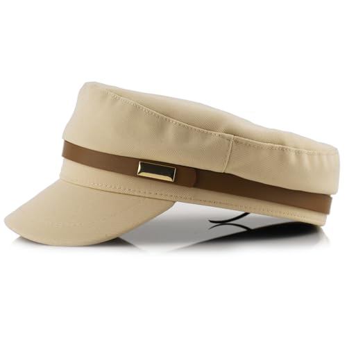 Newsboy Caps Fall Hats for Women Fashionable Vintage - color: T1-flat-beige