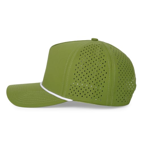 HH HOFNEN Quick Dry Baseball Cap Snapback Golf Trucker Hat for Men Women - color: #1 Green