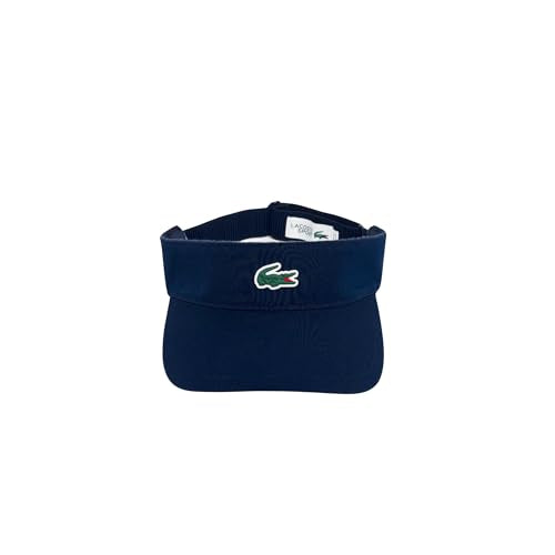 Lacoste Diamond Taffeta Sport Visor - color: Navy Blue
