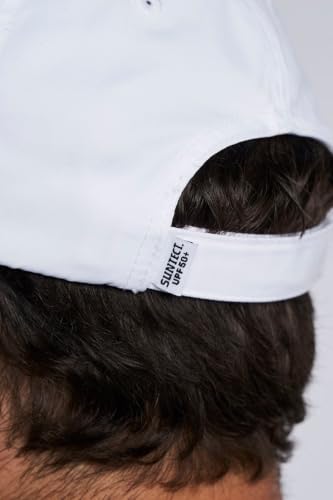 Unisex Sun Protection Cap - UPF 50+ Sun Protection - SunPro Cap in Black - color: White